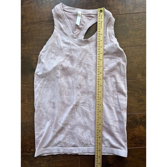 Athleta Women’s Pink Printed Seamless Y-Back Athletic Tank Size Small - Picture 4 of 5
